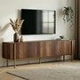 Nordure Nexus Mueble para TV Nogal Barok Dorado
